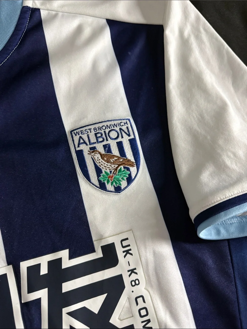 RARE 🏴󠁧󠁢󠁥󠁮󠁧󠁿 West Bromwich Albion 2016-17 Adidas Home Premier League Jersey
